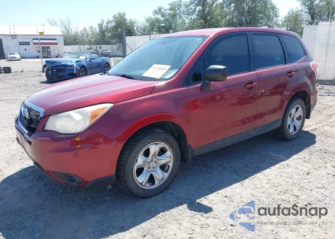 2014 Subaru Forester 2.5I из США, поврежденный, VIN JF2SJAAC6EH440450